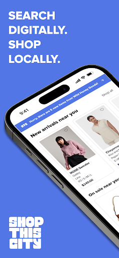 Android application Shop This City screenshort