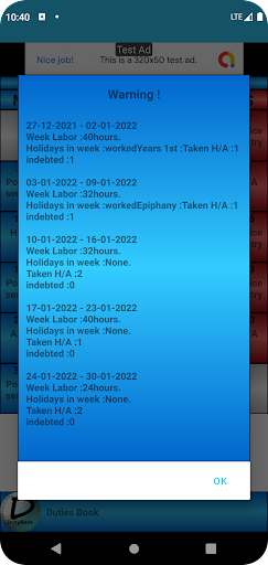 DutyBase Screen 2
