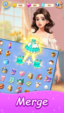 Game screenshot Merge Fashion: Romance Story hack