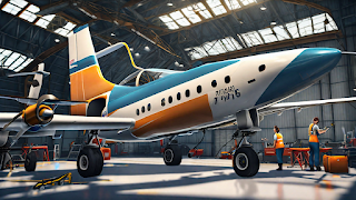 Plane Simulator Mechanic Games - Screenshot 1