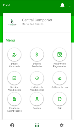 Central do Assinante CampoNet Screen 3