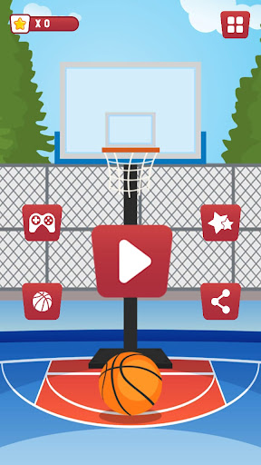 Android application Basketball pro game screenshort