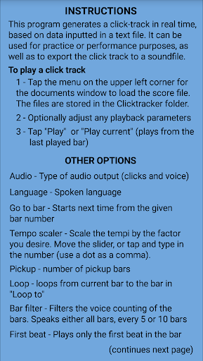 Click Tracker Screen 3
