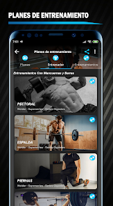 Screenshot 2 Entrenamiento con mancuernas y android
