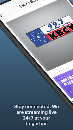 Android application 99.7 KBCY screenshort