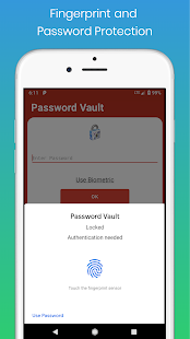 Password Vault Screenshot