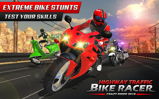 Highway Rider Bike Racing Game Screen 3