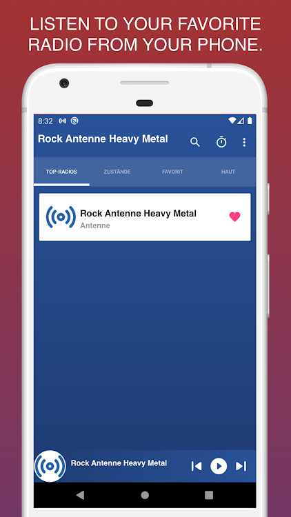 Rock Antenne Heavy Metal Radio - 4.8 - (Android)