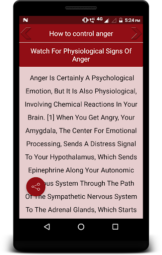 How to control anger