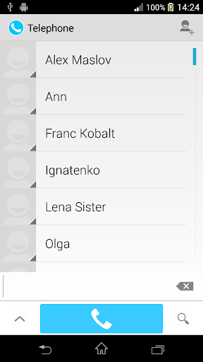 Android application Telephone - Simple Dialer screenshort