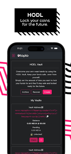 Otoplo - Nexa Wallet Screen 3