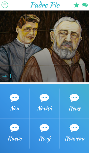 Android application Padre Pio screenshort