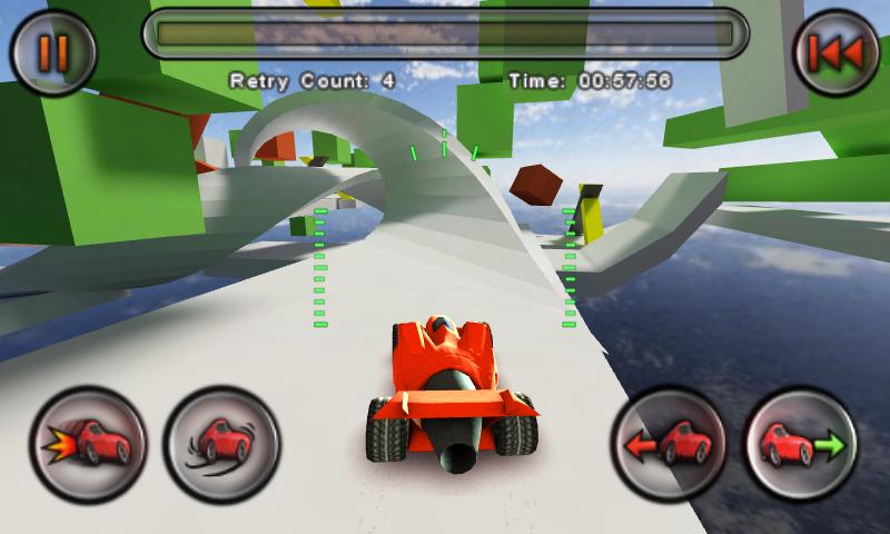 Android application Jet Car Stunts screenshort