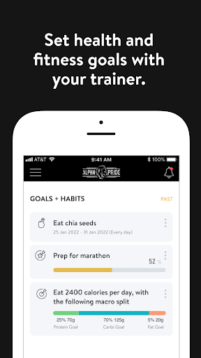 Alpha Pride Training Screen 3
