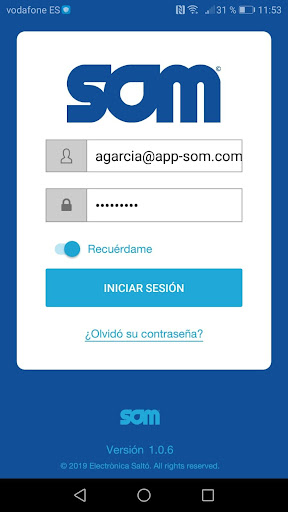 Android application SOM screenshort