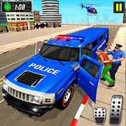 Grand Police Limo Car Gangster Chase Crime City
