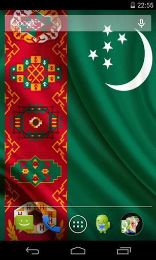 Android application Flag of Turkmenistan Wallpaper screenshort