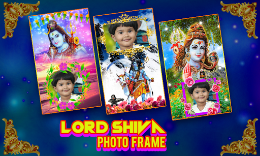 Android application Lord Shiva photo Frame screenshort