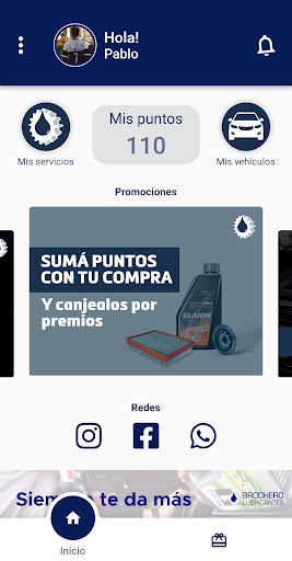 Android application Brochero Lubricantes screenshort