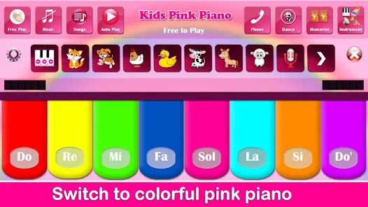 Kids Pink Piano Music & Songs – Apps bei Google Play