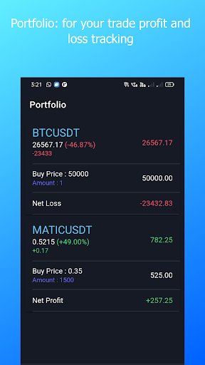 CoinDeck: Live Crypto Market Screen 3