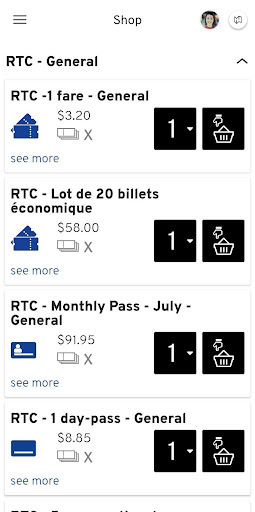 RTC Nomade paiement Screen 2
