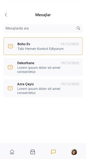 Android application El İşler screenshort