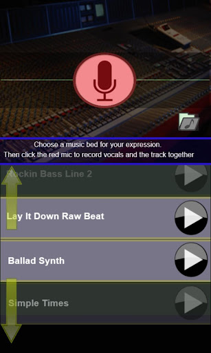 Android application Pocket Singer screenshort