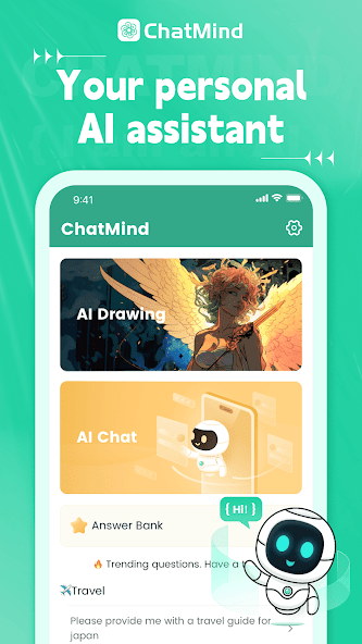 ChatMind-AI Chat Bot Assistant 2.2.3 APK + Мод (Unlimited money) за Android
