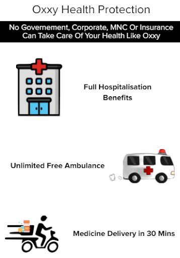 Android application Oxxy Health screenshort