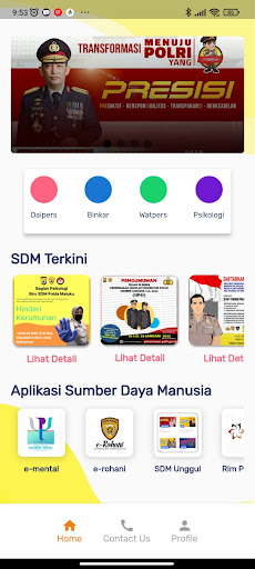SDM Presisi Polda Maluku