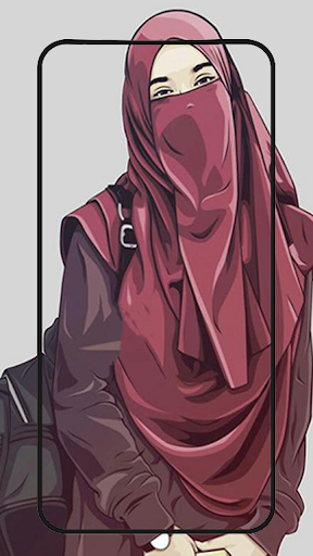 Hijab muslima Wallpapers cartoon 4.1 APK screenshots 4