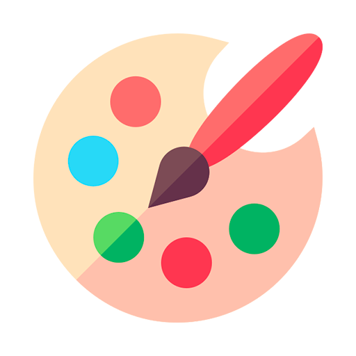 Paint draw easy - Simple paint logo
