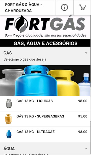 Android application Fort Gás & Água - Charqueada screenshort