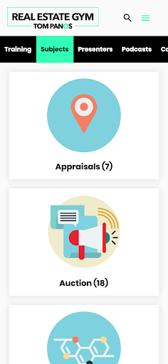 Android application Real Estate Gym screenshort