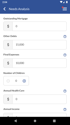 Total Financial Mobile App Screen 3