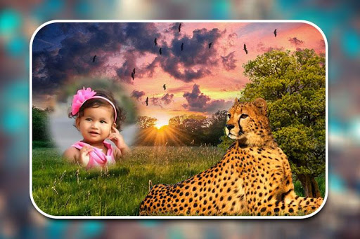 Android application Wild Animal Photo Frames screenshort