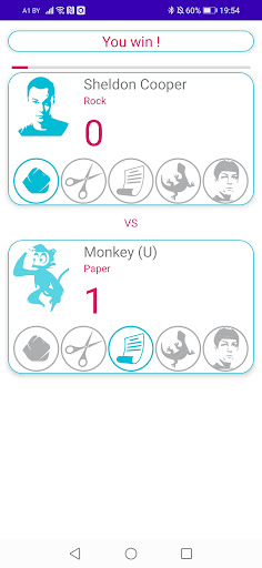 Android application Sheldon's Rock,Spok & Monkey screenshort