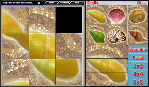 Magic Slide Puzzle Shells - Apps on Google Play