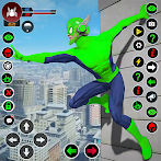 Fly Rope Hero: Gangster Games
