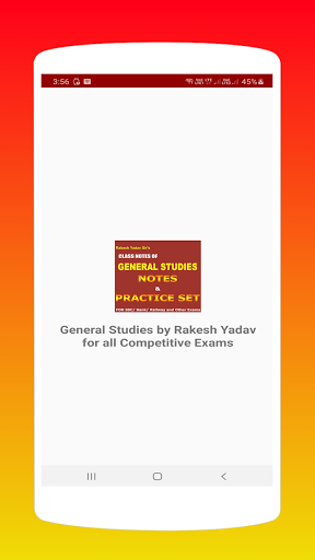 Android application Rakesh Yadav General Studies screenshort