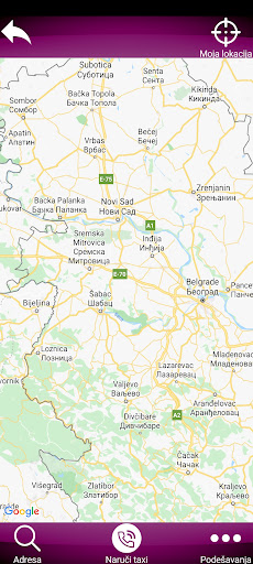 Android application 500 900 Taxi Užice screenshort