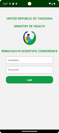 Android application Conference MOH-TZ screenshort