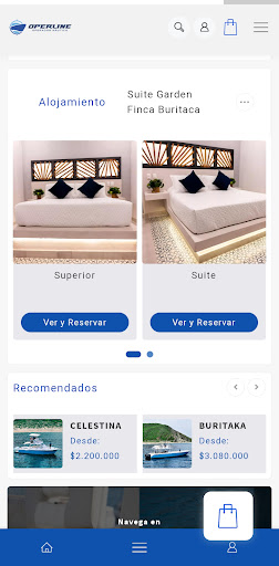 Android application Operline Tours screenshort