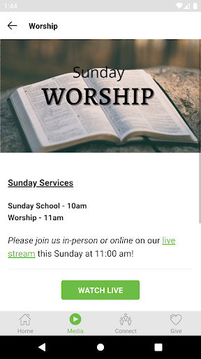 Blairland Baptist Church TN Screen 2