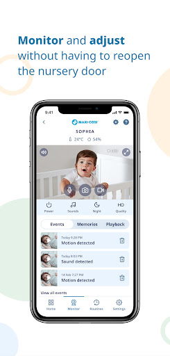 Maxi-Cosi Connected Home Screen 3