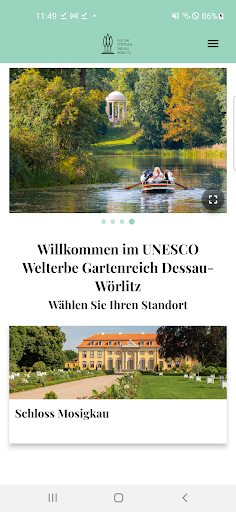 Android application Schloss Mosigkau screenshort