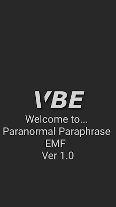 VBE PARANORMAL PARAPHRASE EMF ITCのおすすめ画像1