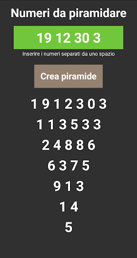 Android application Piramoid screenshort