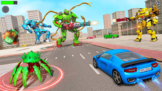 Octopus Robot Car - Robot Game screenshots 9